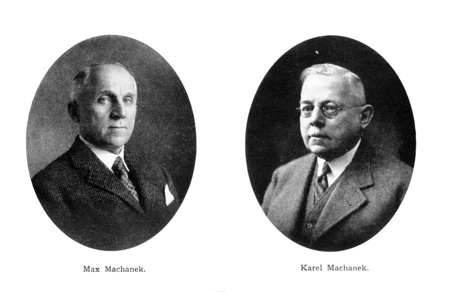 Továrníci Max a Karel Machánkovi